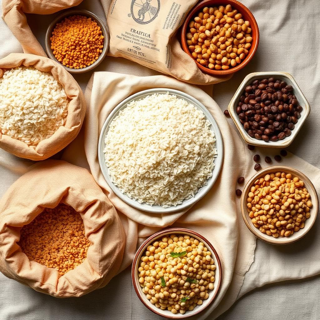 Rice, Flour & Grocery